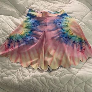 Blackmilk TieDye Fox Shorts XS
